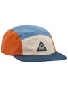 Fixie Recycled 5 Panel Cap Sunrise Orange Moonlight Blue Multi + Passenger