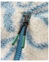 Passenger + Fairbanks Recycled Sherpa Gilet W Strata Swirl Birch - 5