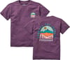 Outlook Recycled Cotton Oversized T-Shirt W Deep Plum + Passenger