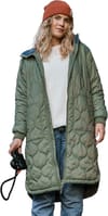 Passenger + Flora 2.0 Long Recycled Insulated Parka Dusty Olive - 3