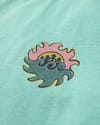 Passenger + Dune Recycled Cotton Relaxed T-Shirt Aqua Marl - 8