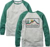 Made To Roam Recycled LS T-Shirt Grey Marl + Passenger