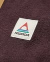 Passenger + Woodland Hoodless 2.0 1/2 Zip Recycled Polar Fleece Espresso Tidal Blue  - 6
