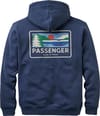 Passenger + Roamer Recycled Cotton Hoodie Rich Navy - 3