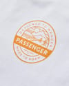 Passenger + Odyssey Recycled Cotton Raglan T-Shirt White - 5
