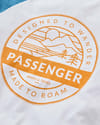 Passenger + Odyssey Recycled Cotton Raglan T-Shirt White - 6