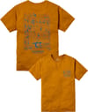 Roam Slow Men's Recycled Cotton T-Shirt Retro Orange + Passenger