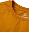 Passenger + Roam Slow Men's Recycled Cotton T-Shirt Retro Orange - 7