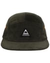Passenger + Fixie Recycled Cord 5 Panel Cap Khaki - 3