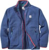 Fairbanks Full Zip Recycled Sherpa Fleece W Dark Denim + Passenger