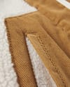 Passenger + Clover Recycled Cotton-Lined Sherpa Fleece W Vintage White - 5