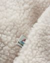 Passenger + Clover Recycled Cotton-Lined Sherpa Fleece W Vintage White - 6