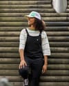 Passenger + Meadows Organic Cotton Dungarees W Black - 4