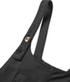 Passenger + Meadows Organic Cotton Dungarees W Black - 7