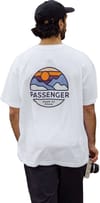 Passenger + Laidback Recycled Cotton Relaxed Fit T-Shirt White - 5