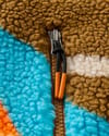 Passenger + Fairbanks Full Zip Recycled Sherpa Fleece W Mountain Sunset Multi - 6