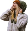 Passenger + Beaumont Recycled Sherpa Hooded Fleece 2.0 W Vintage White - 3