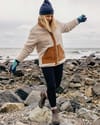 Passenger + Clover Recycled Sherpa Fleece W Vintage White