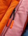 Passenger + Ocean Recycled Insulated Jacket W Dark Denim Sunset Orange - 4