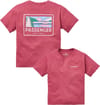 Roamer Women's Recycled Cotton T-Shirt W Garnet + Passenger