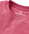 Passenger + Roamer Women's Recycled Cotton T-Shirt W Garnet - 4