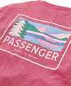 Passenger + Roamer Women's Recycled Cotton T-Shirt W Garnet - 6