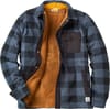 Firelight Sherpa Lined Overshirt Storm Grey Buffalo + Passenger