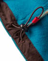 Passenger + Woodland Hooded 1/2 Zip Polartec® Fleece Caramel Blue Steel - 3