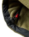 Passenger + Woodland Hooded 1/2 Zip Polartec® Fleece Black Khaki - 3