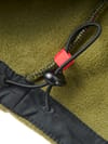 Passenger + Woodland Hooded 1/2 Zip Polartec® Fleece Black Khaki - 3