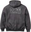 Passenger + Slower Rhythms Full Zip Hoodie Faded Black - 3