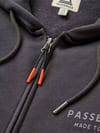 Passenger + Slower Rhythms Full Zip Hoodie Faded Black - 4
