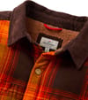 Passenger + Kodiak Sherpa Lined Overshirt Espresso Check