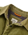 Passenger + Kodiak Sherpa Lined Cord Overshirt Khaki
