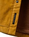 Passenger + Kodiak Sherpa Lined Cord Overshirt Dusty Ochre - 3