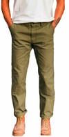 Passenger + Vantage Organic Cotton Trouser Khaki - 3