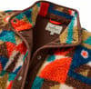 Passenger + Clover Sherpa Fleece Jacket W Lost On Purpose Pacific Green