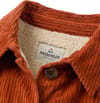 Passenger + Flint Corduroy Overshirt W Dark Rust
