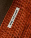 Passenger + Flint Corduroy Overshirt W Dark Rust - 4