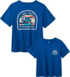 Lost Patch Organic Cotton Tshirt W Blue Navy + Passenger