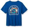 Passenger + Lost Patch Organic Cotton Tshirt W Blue Navy - 3