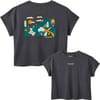 Slower Rhythms Organic Cotton Tshirt W Faded Black + Passenger