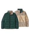 M's Reversible Silent Down Jkt Northern Green + Patagonia