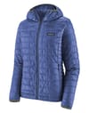 W's Nano Puff Hoody Current Blue + Patagonia