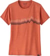 Patagonia + W's Cap Cool Daily Graphic Shirt Ridge Rise Stripe Quartz Coral X-Dye