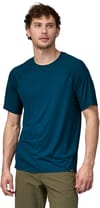 Patagonia + M's Cap Cool Trail Shirt Lagom Blue