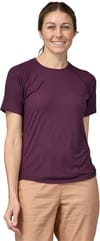 Patagonia + W's Cap Cool Trail Shirt Night Plum