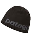 Beanie Hat Logo Belwe Black + Patagonia