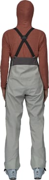 Patagonia + W's Snowdrifter Bibs Sleet Green - 4