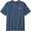 Patagonia + M's P-6 Logo Responsibili-Tee Utility Blue